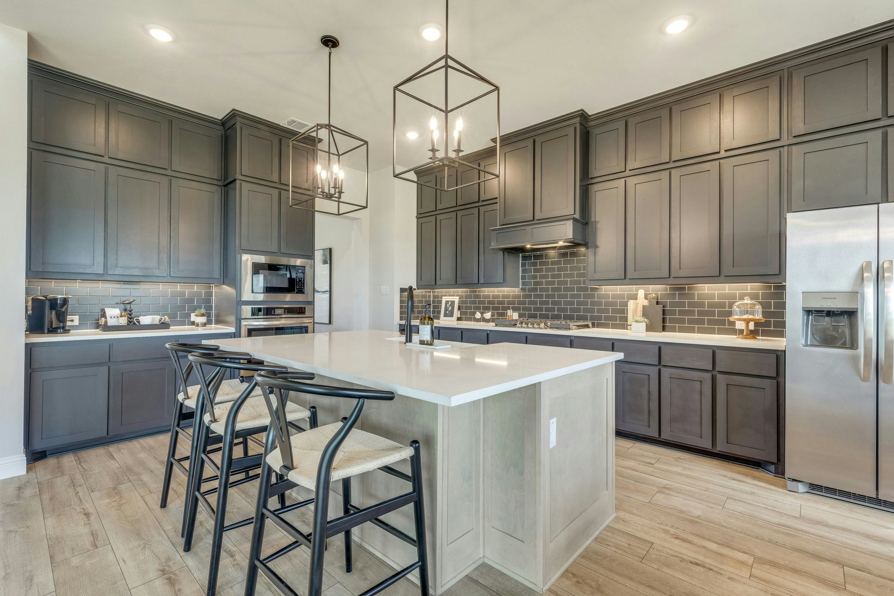 Kitchen of Berkshire Estates home in Mesquite, TX by Kindred Homes