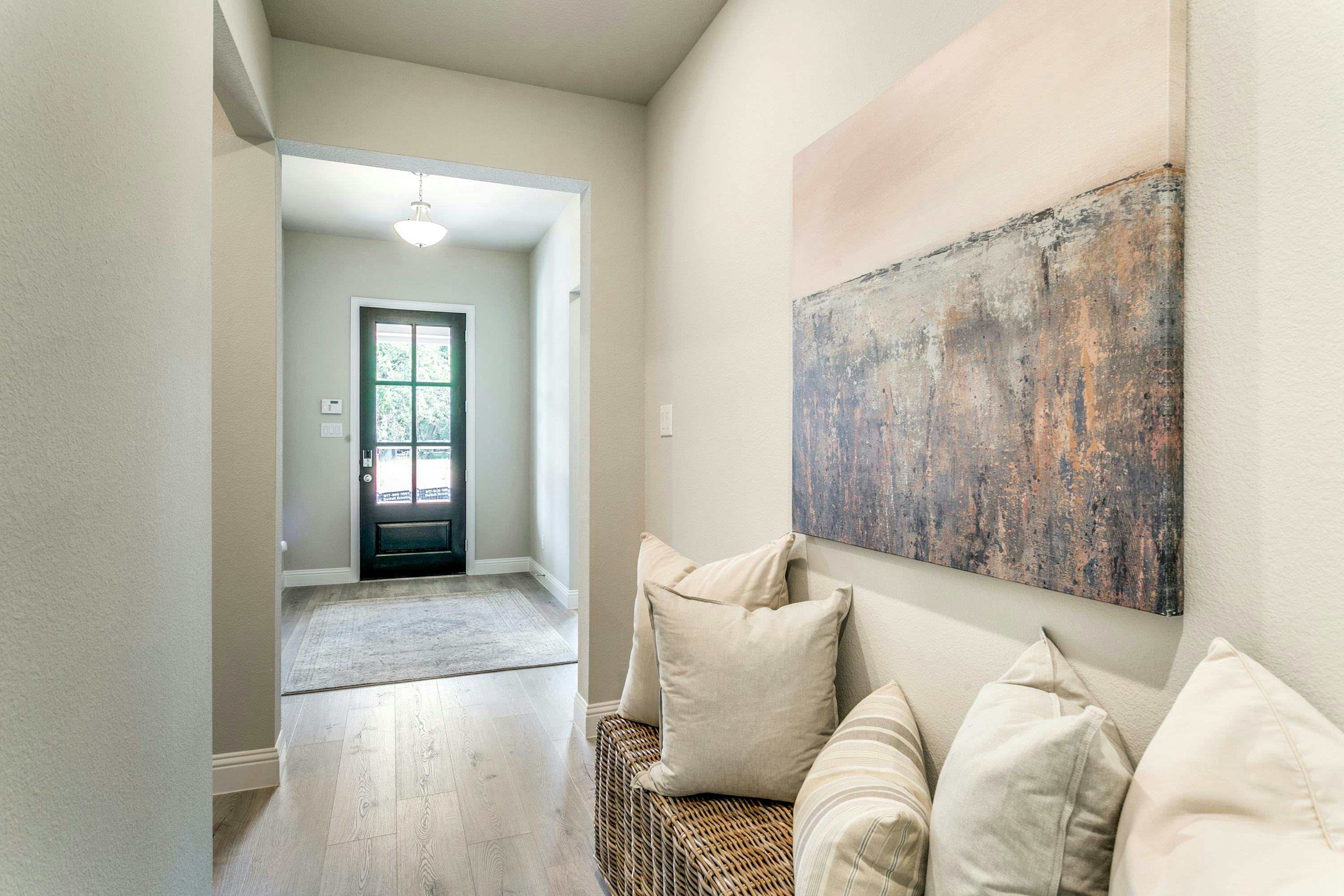 Entryway of Stone Eagle home in Azle, TX by Kindred Homes