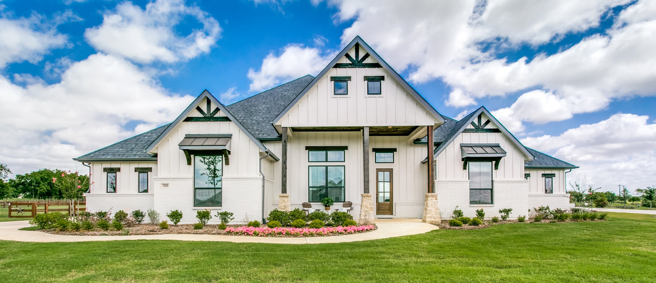 Front of The Highlands of Northlake home in Northlake, TX by Kindred Homes