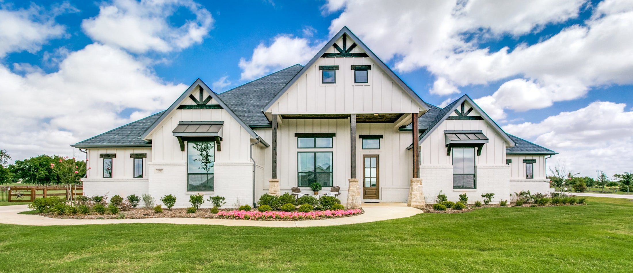 Front of The Highlands of Northlake home in Northlake, TX by Kindred Homes