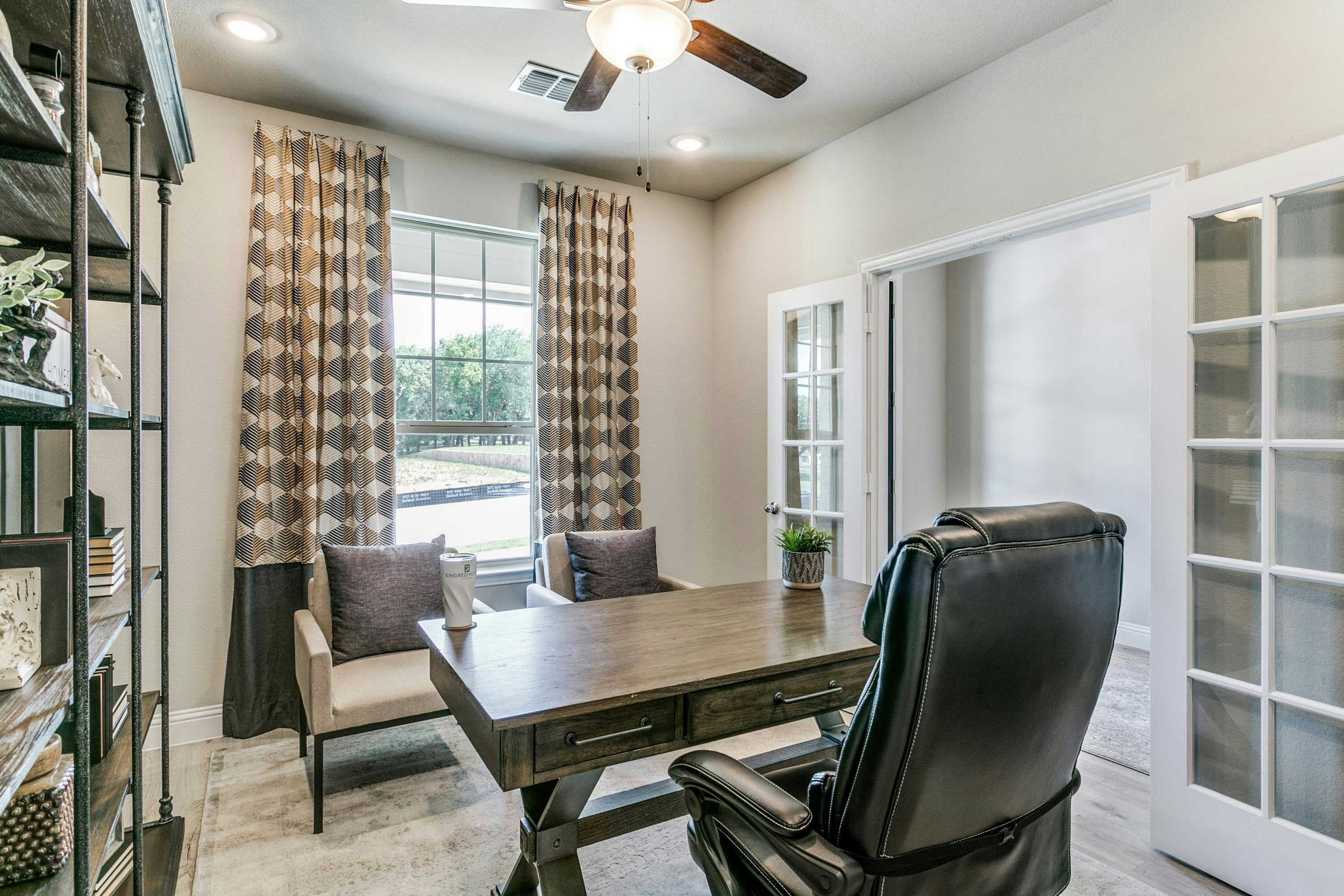 Office of Stone Eagle home in Azle, TX by Kindred Homes