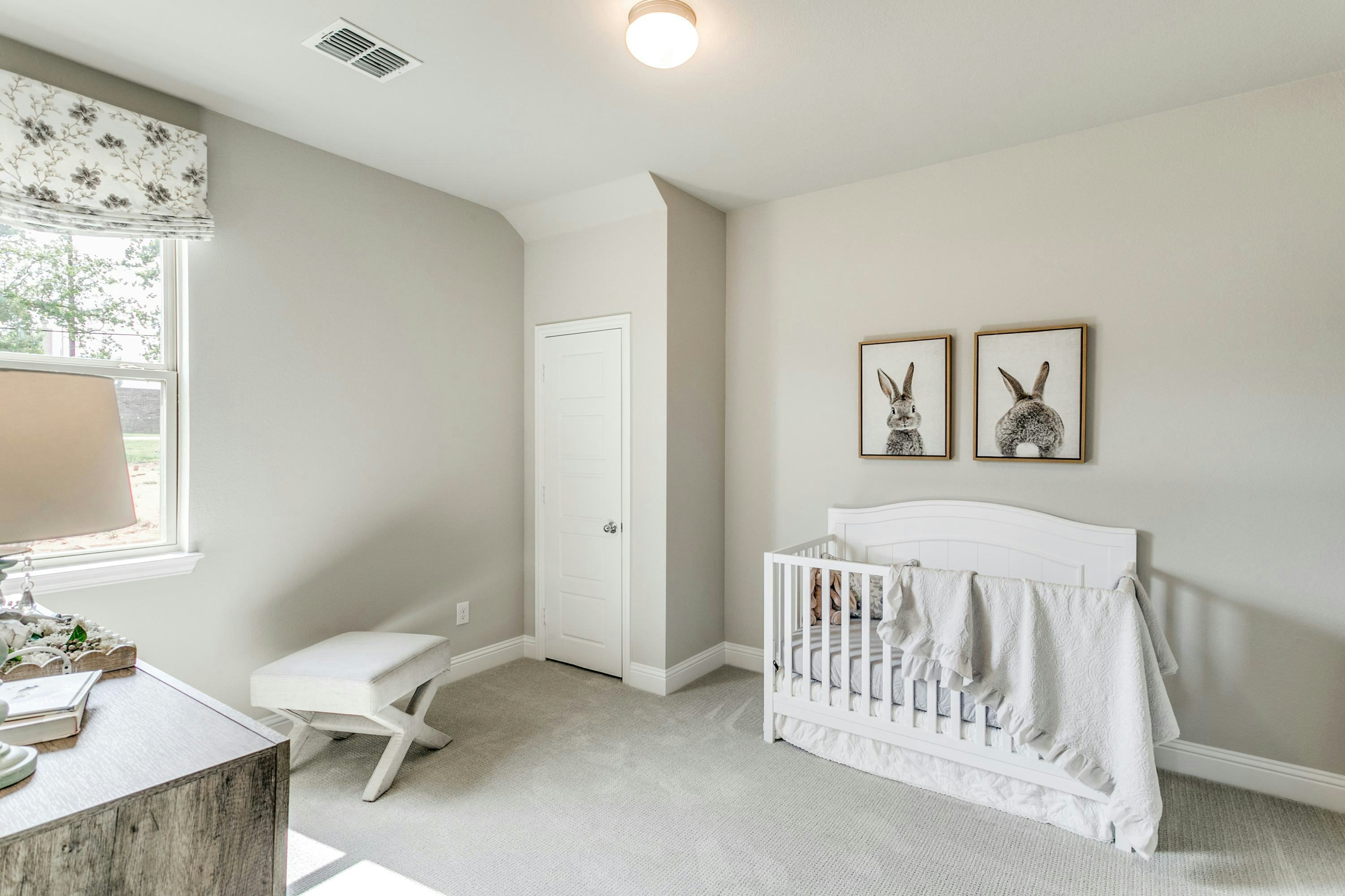 Secondary bedroom of Stone Eagle home in Azle, TX by Kindred Homes
