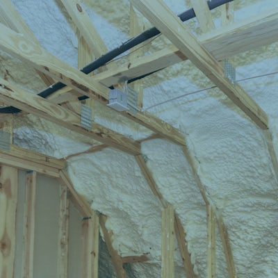 Image of Spray Foam Installed in the Ceiling