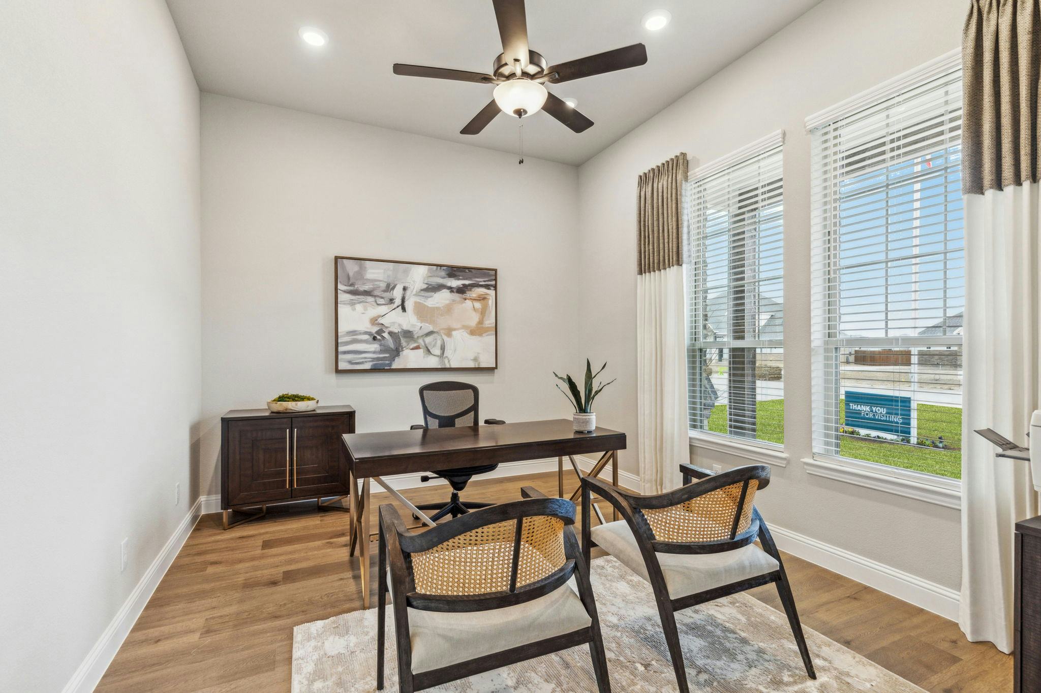 View of Hampton Park Estates office room in Glenn Heights, TX by Kindred Homes
