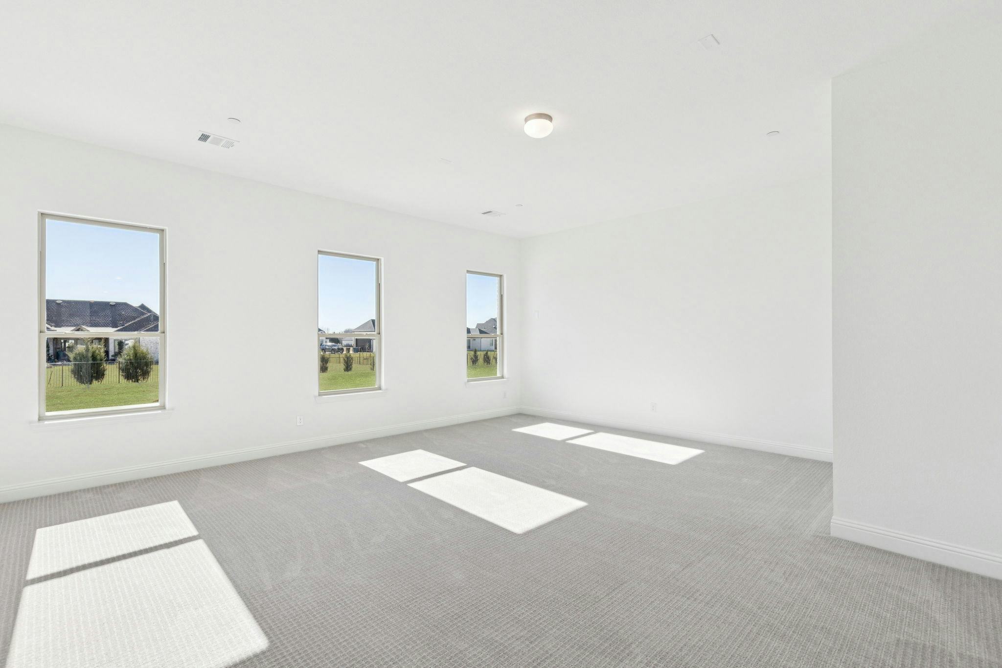 Game room in the Franklin floor plan by Kindred Homes