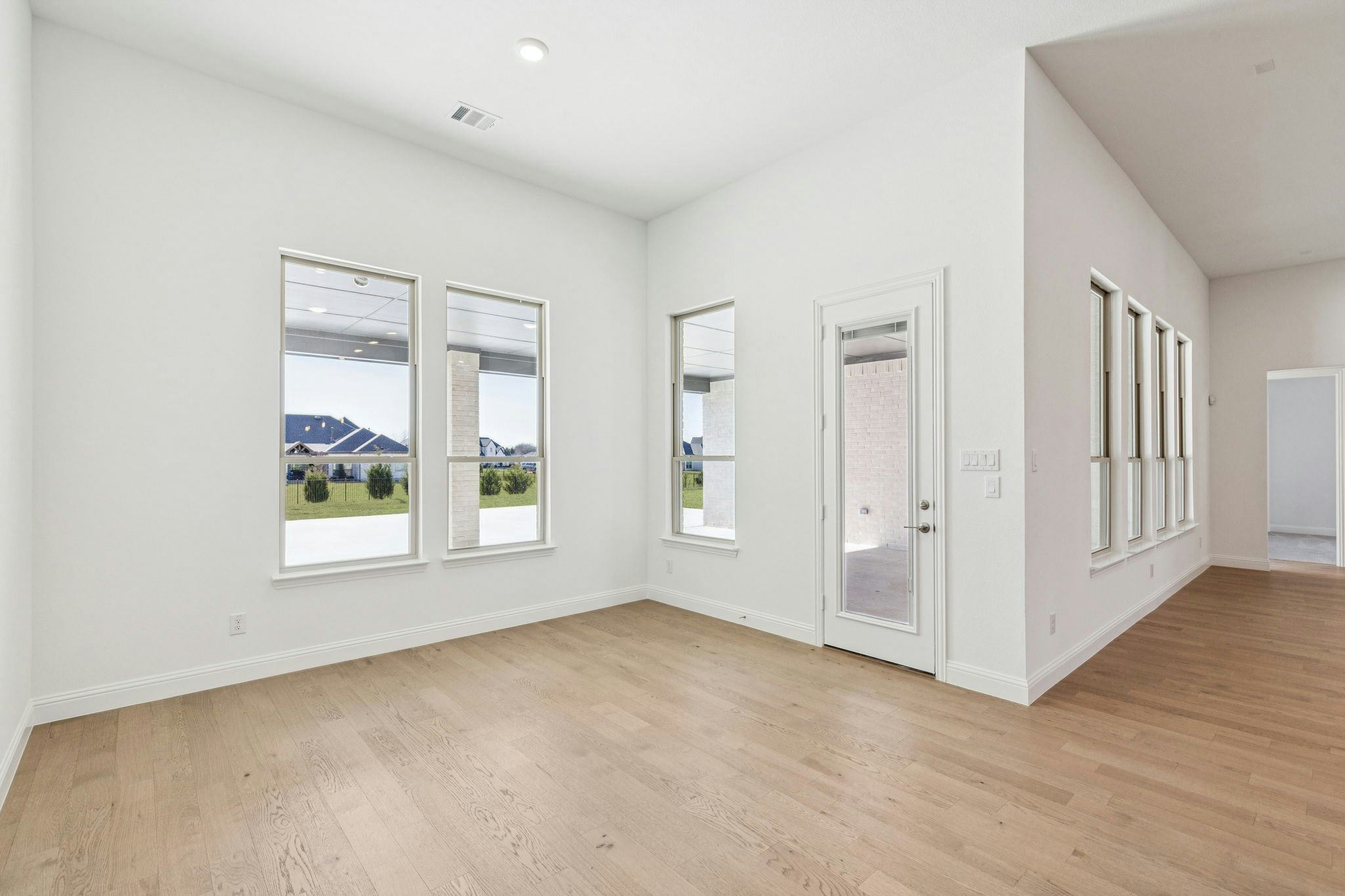 Breakfast nook in the Franklin floor plan by Kindred Homes