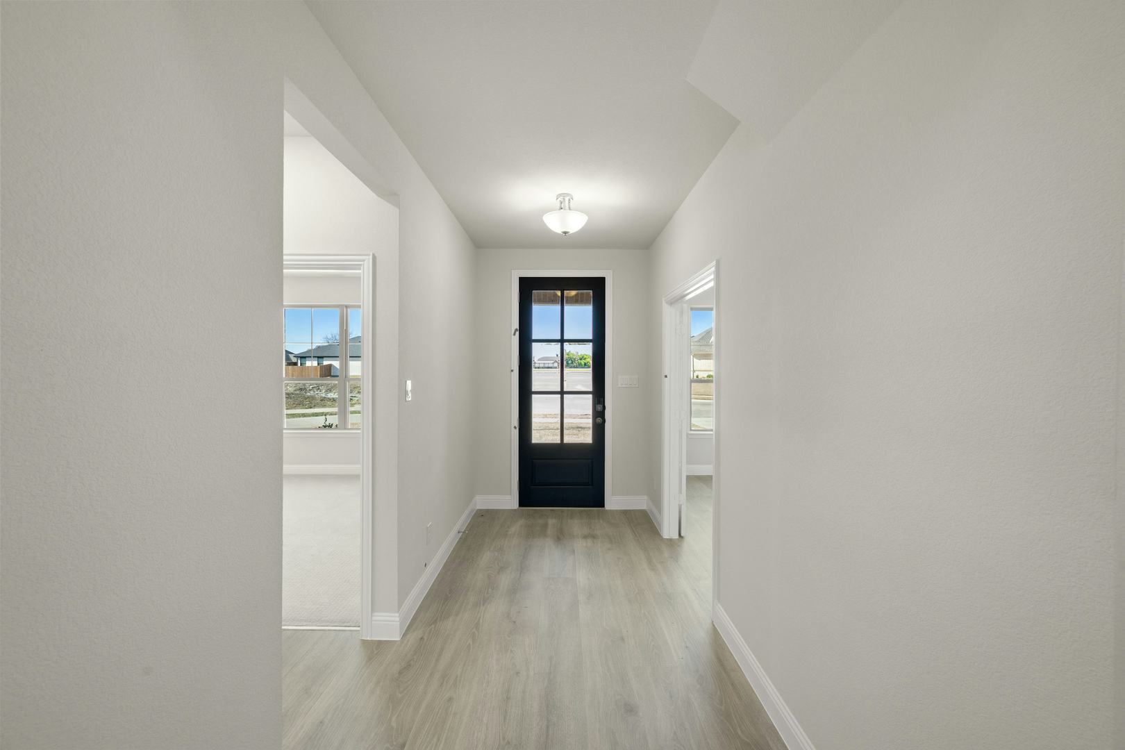 The entry in the Willow floor plan by Kindred Homes