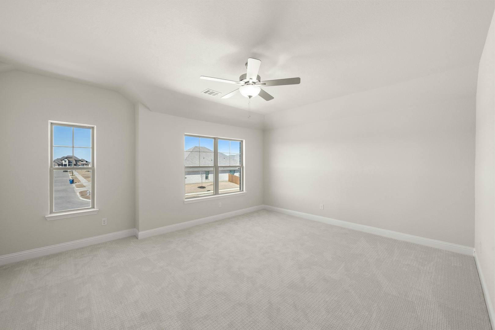 The game room in the Willow floor plan by Kindred Homes