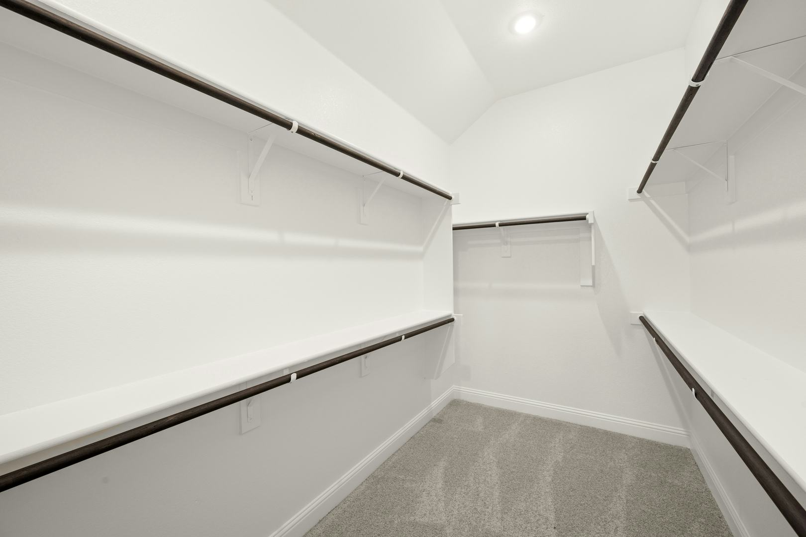 A closet in the Cherry floor plan by Kindred Homes