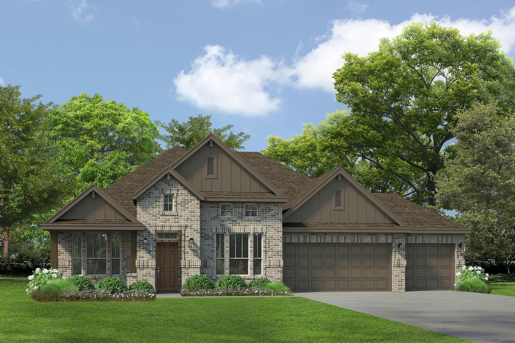 Virtual rendering of Agave floor plan at Stone Eagle by Kindred Homes