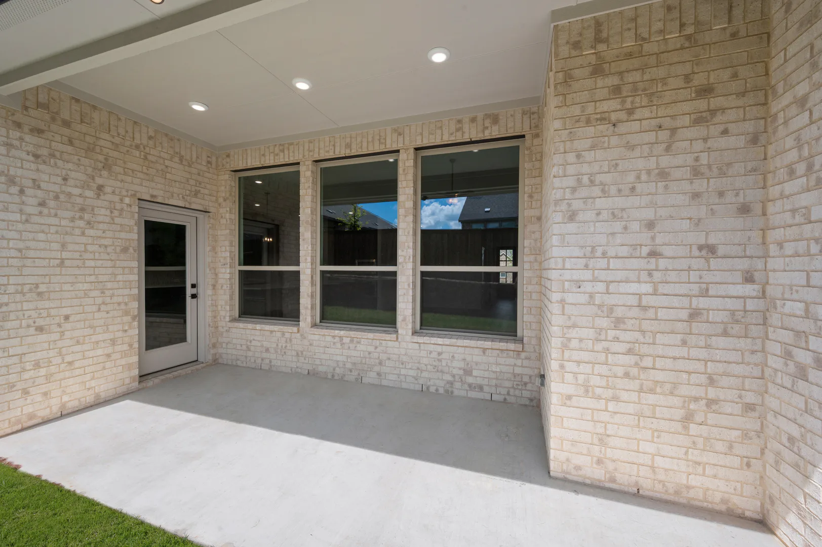 Covered outdoor living of available home at Westside Preserve by Kindred Homes in Midlothian
