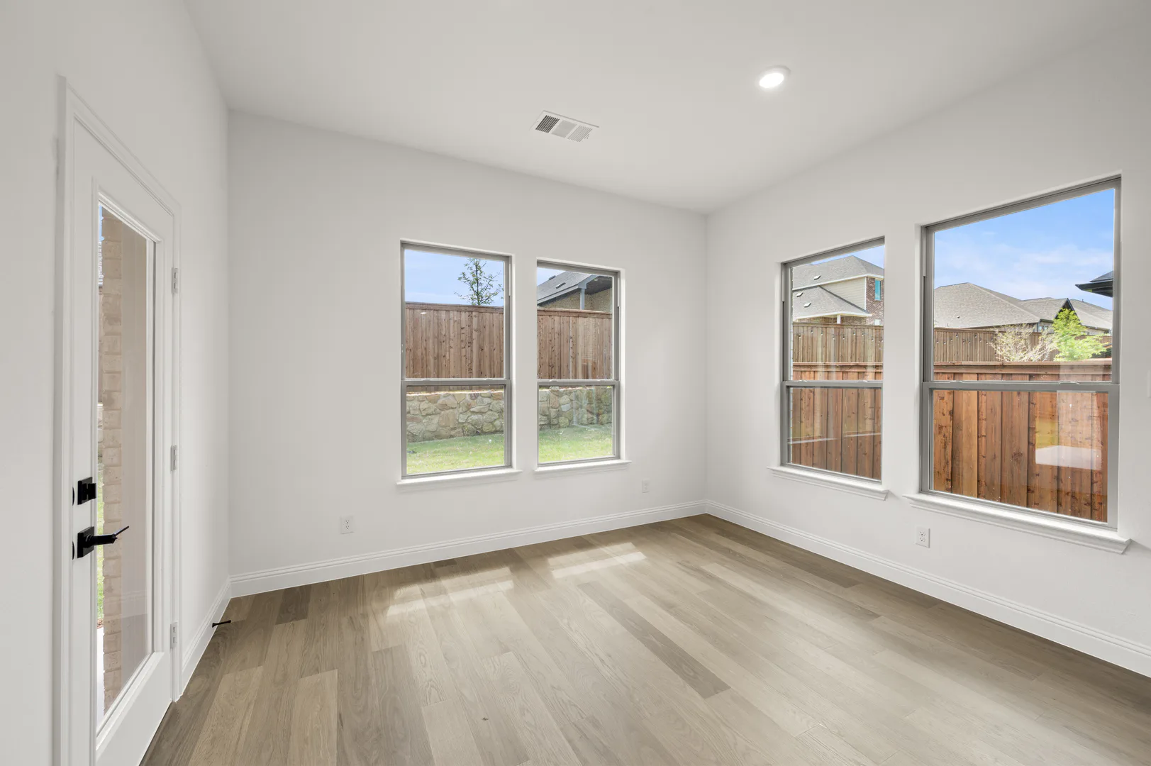 Dining nook in available home at Westside Preserve by Kindred Homes in Midlothian
