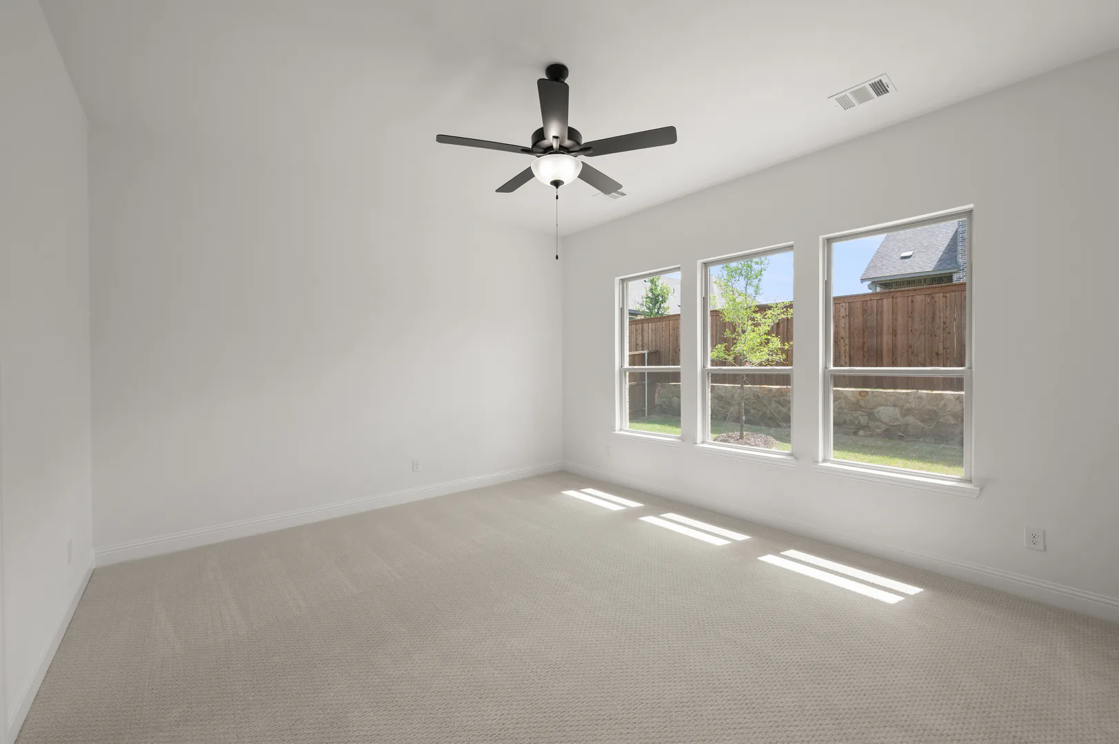 Primary suite with natural light in available home at Westside Preserve by Kindred Homes in Midlothian