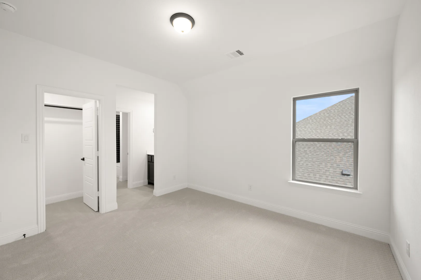 Secondary bedroom in available home at Westside Preserve by Kindred Homes in Midlothian