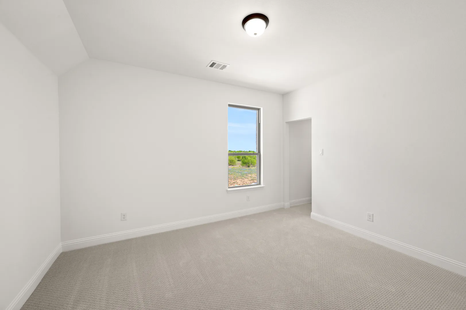 Secondary bedroom in available home at Westside Preserve by Kindred Homes in Midlothian