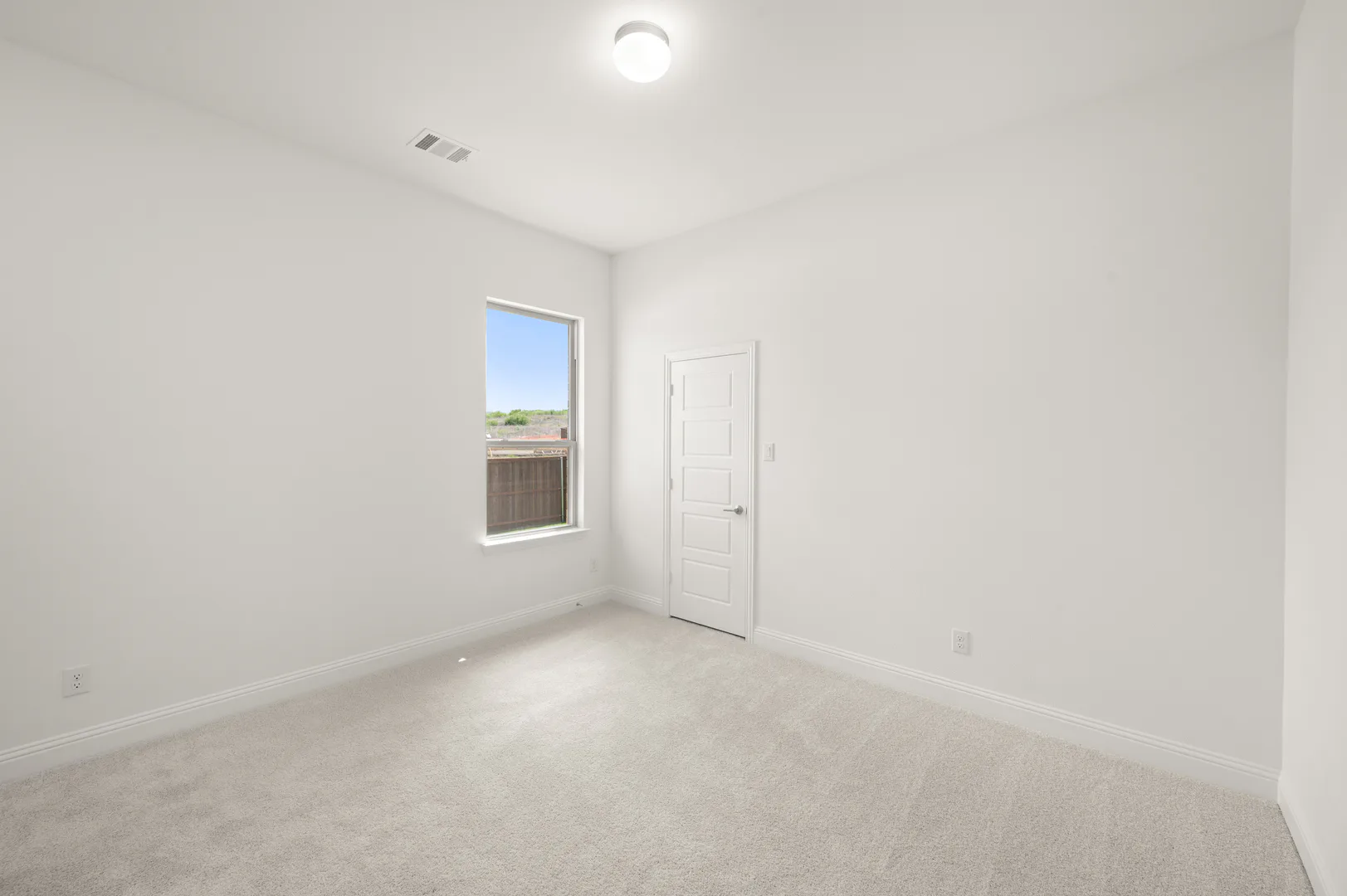 Secondary bedroom of the Zavala floor plan at Westside Preserve