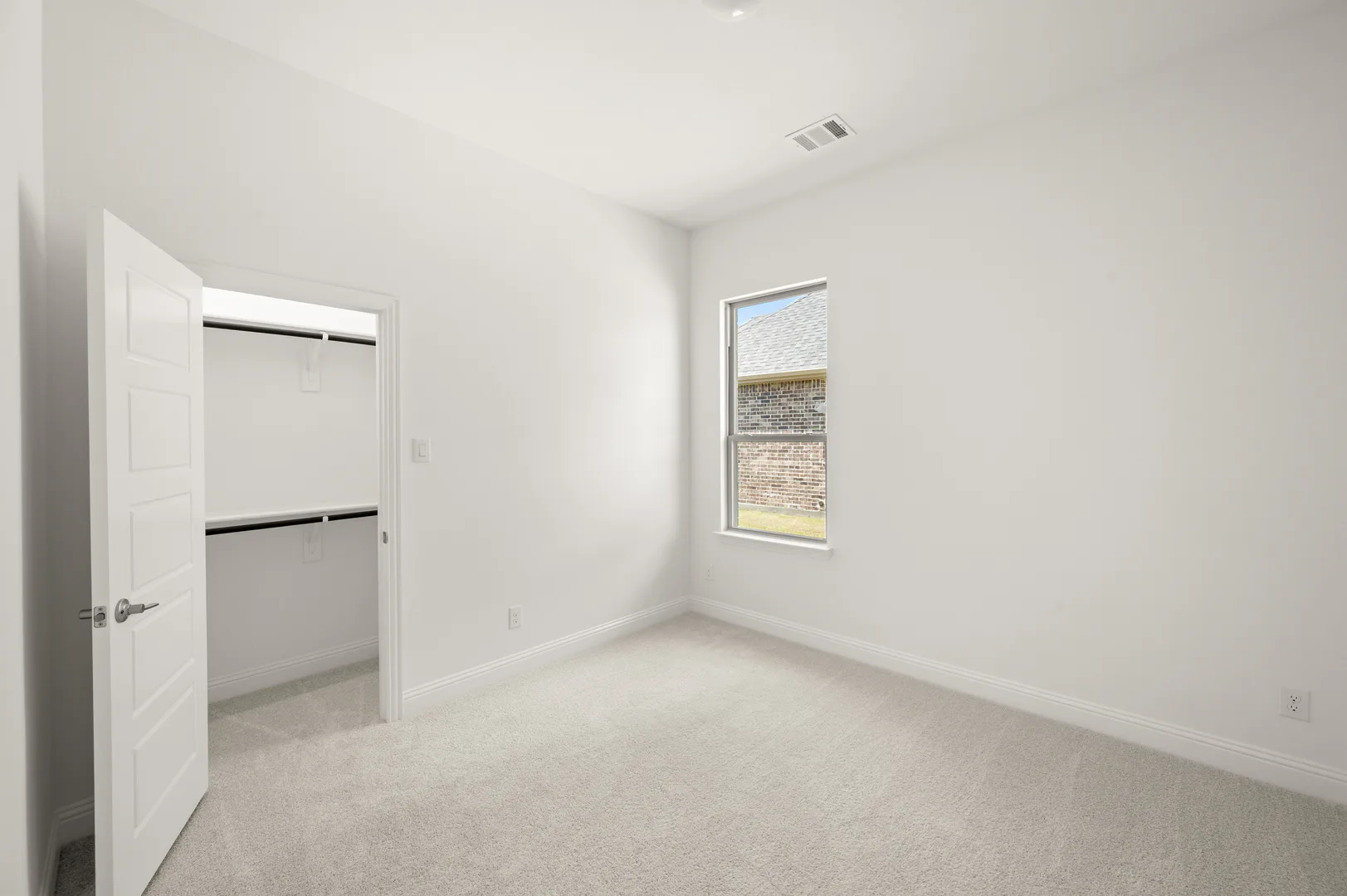 Secondary bedroom in available home at Westside Preserve by Kindred Homes in Midlothian