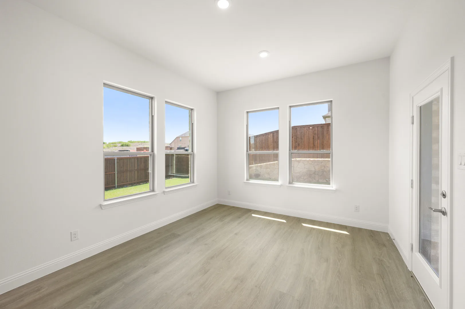 Dining nook in available home at Westside Preserve by Kindred Homes in Midlothian