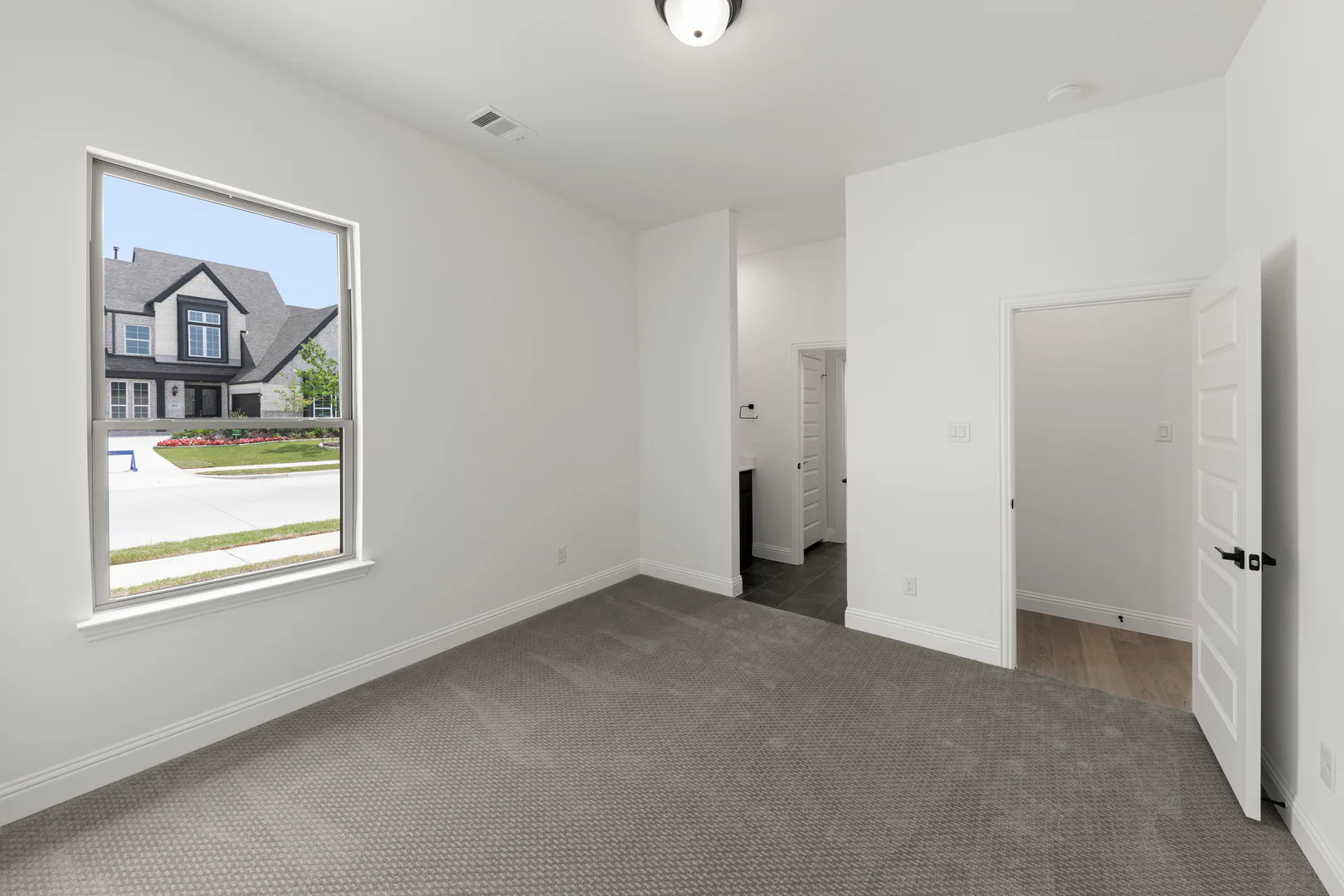 Secondary bedroom in available home at Park Trails by Kindred Homes in Forney