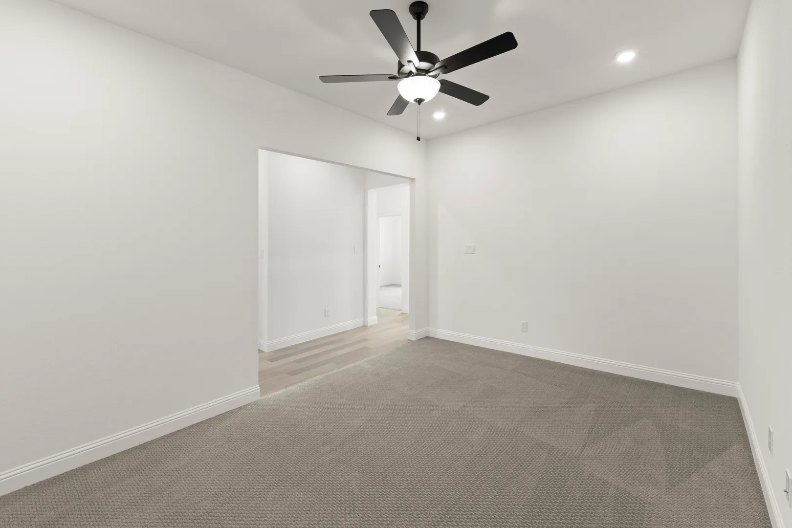 Media room in available home at Park Trails by Kindred Homes in Forney
