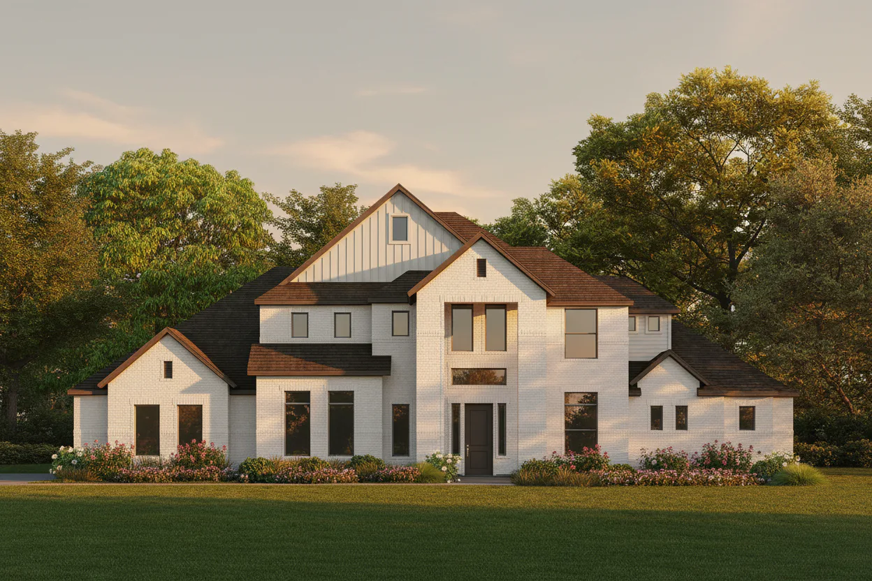 Elevation A of Hancock Plan by Kindred Homes