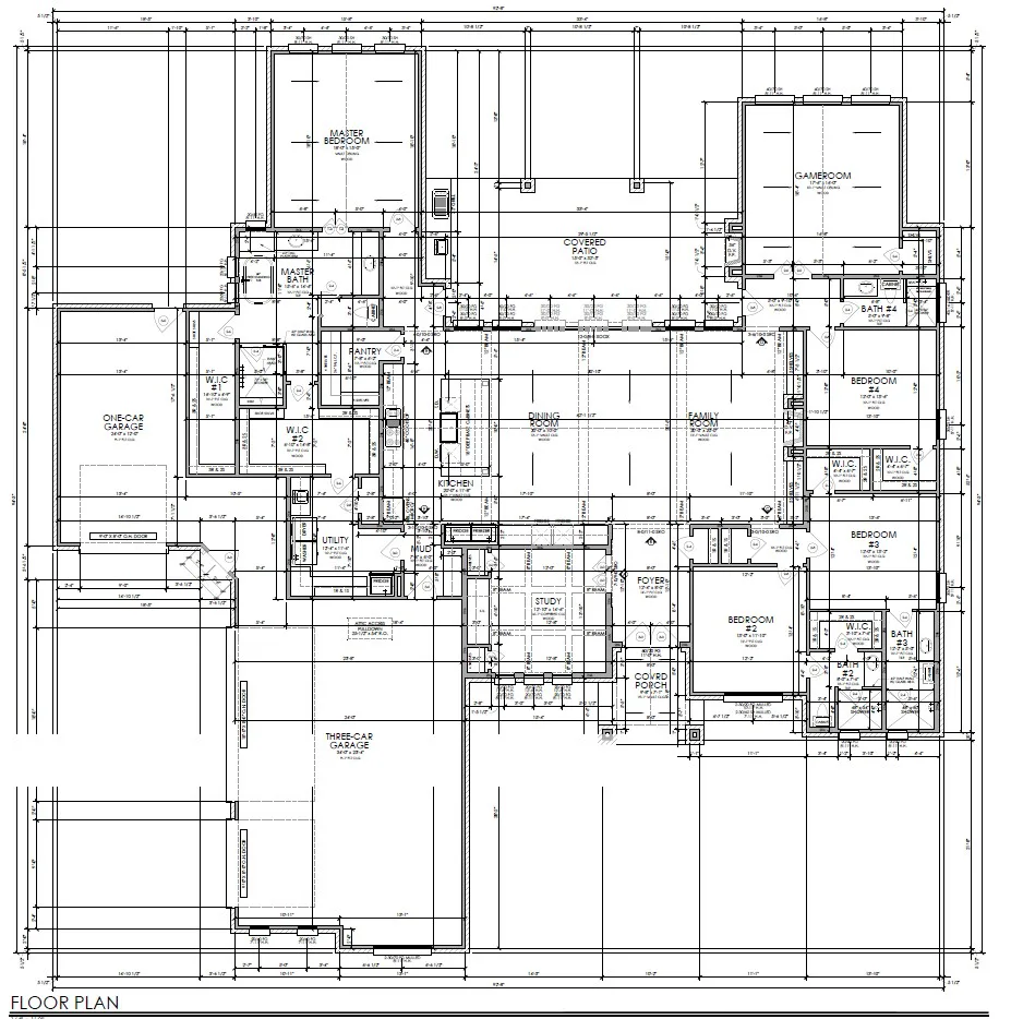 Floor plan of custom home at The Vines by Kindred Homes in Haslet