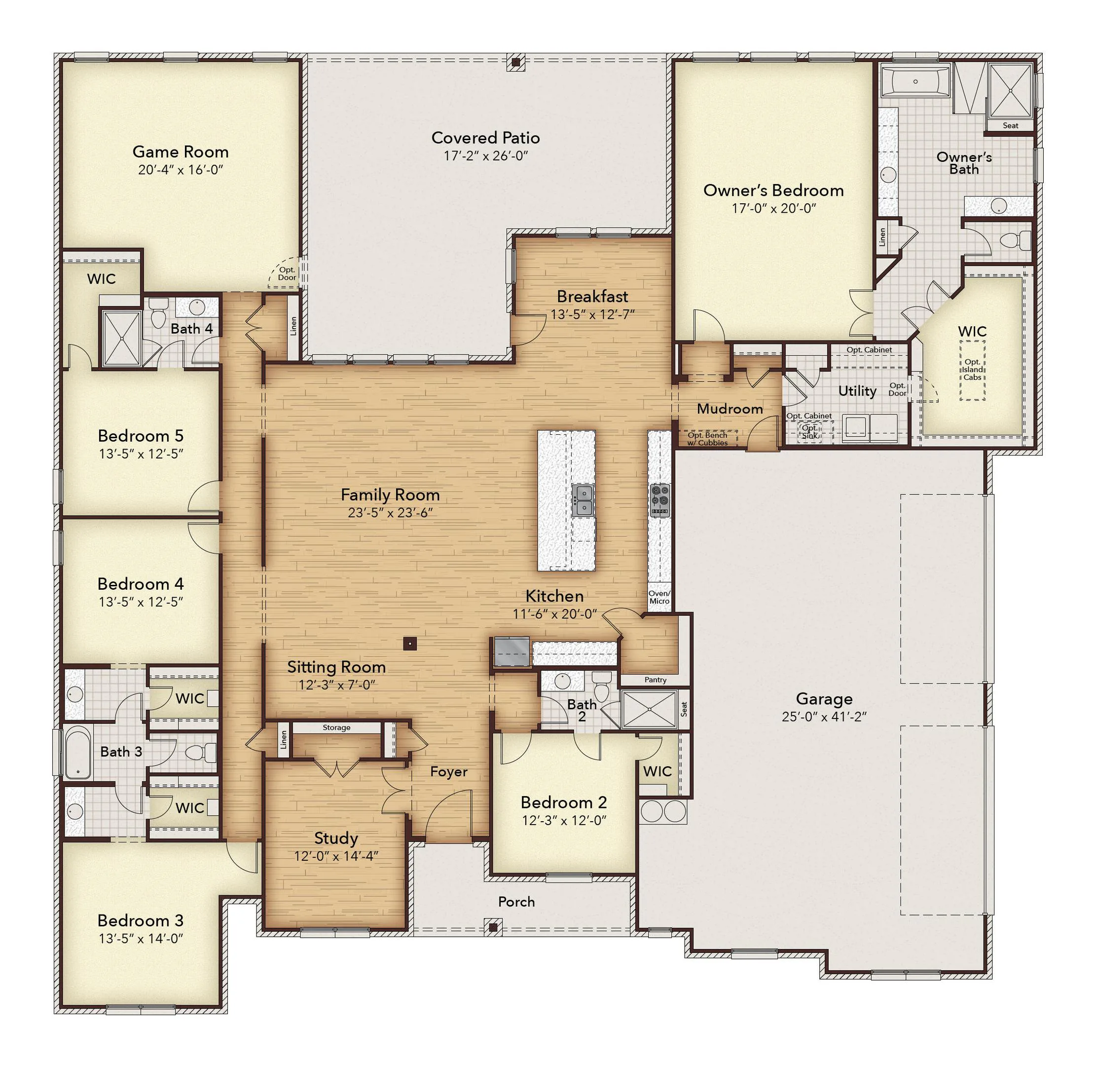 The Franklin Floor Plan by Kindred Homes