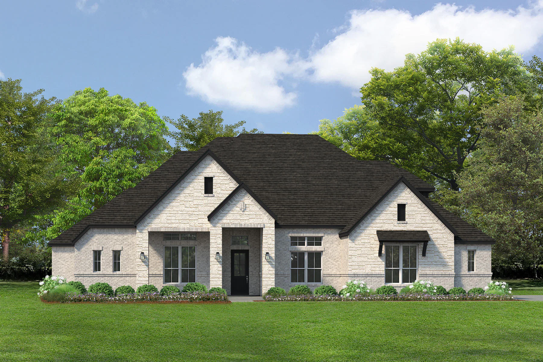 Exterior rendering of available two-story home at Stoney Creek by Kindred Homes in Sunnyvale