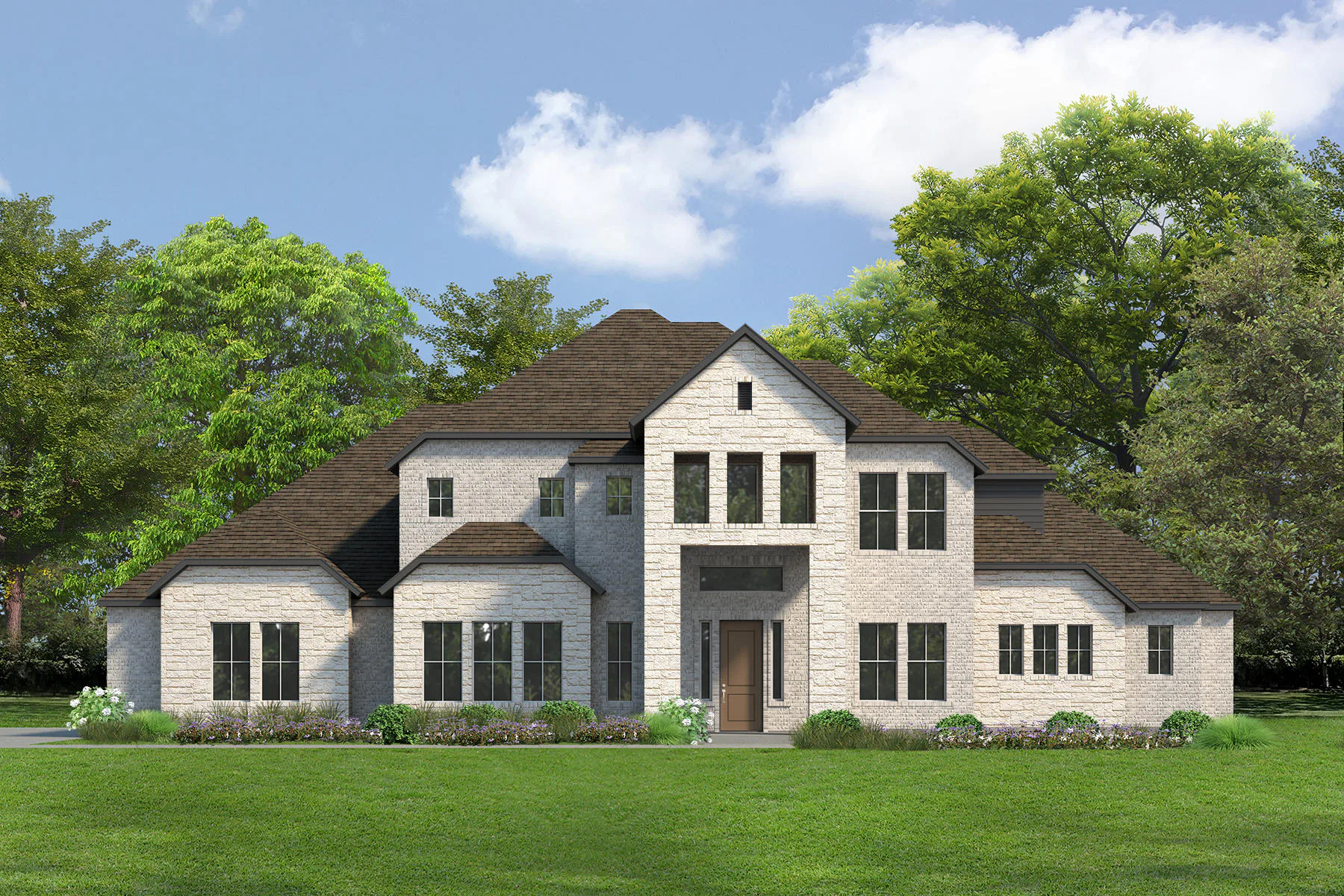 Exterior rendering of available two-story home at Stoney Creek by Kindred Homes in Sunnyvale