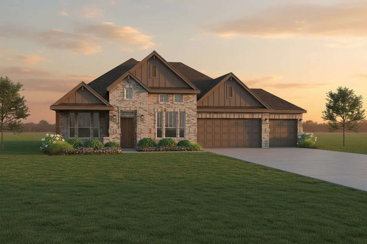 Virtual rendering of Agave floor plan at Stone Eagle by Kindred Homes