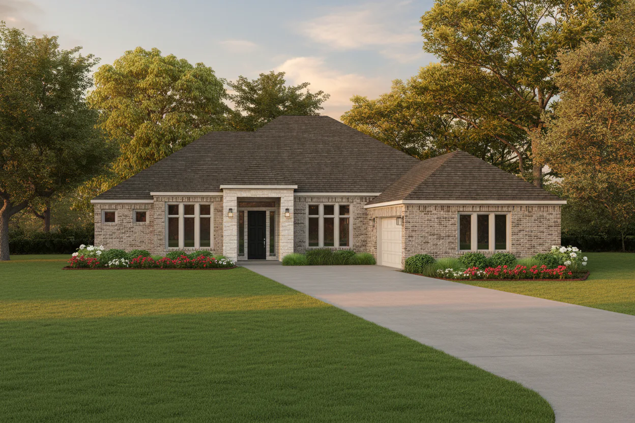 One-story Ranch floor plan at Kentsdale Farms in DeSoto, TX