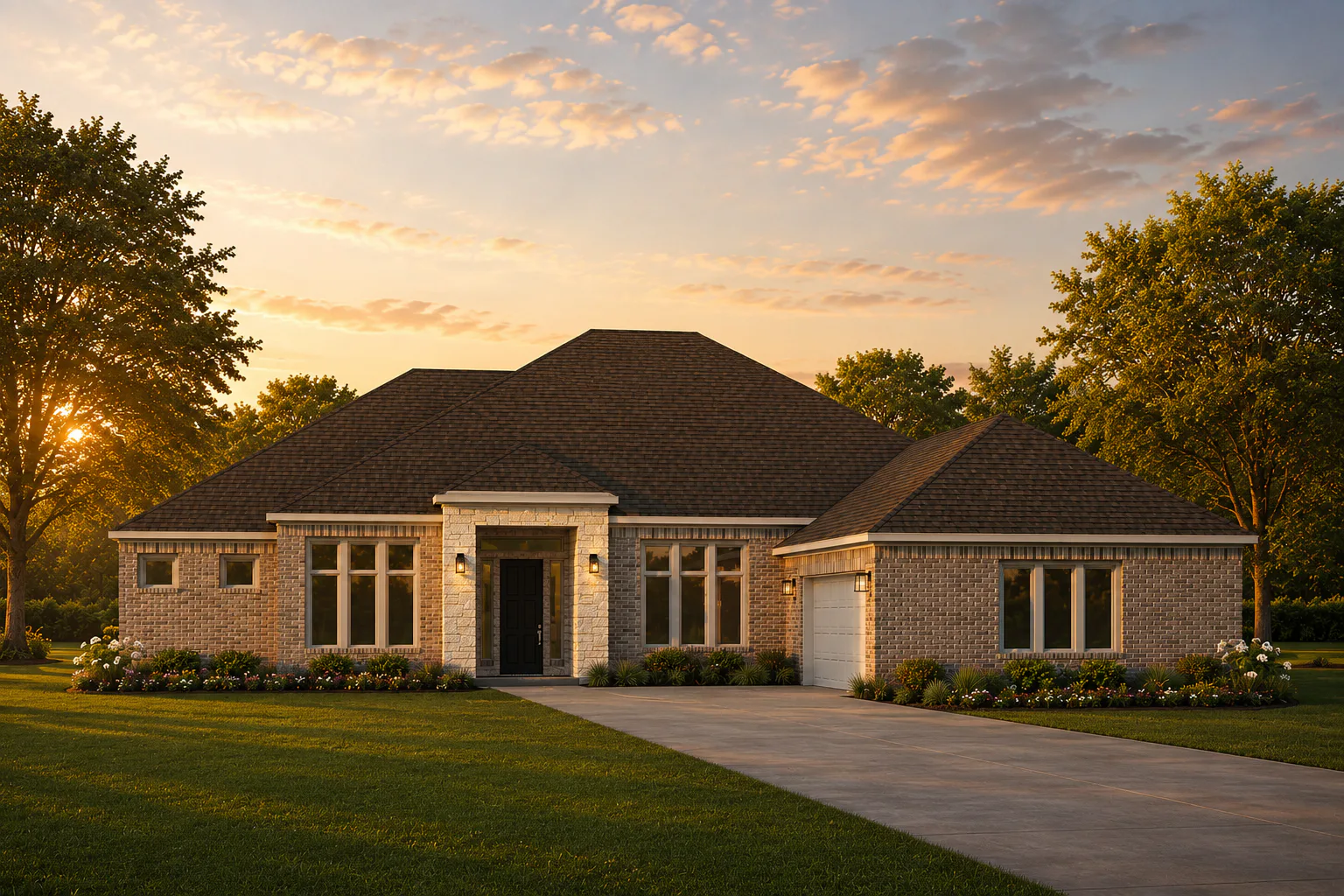 One-story Ranch floor plan at Kentsdale Farms in DeSoto, TX