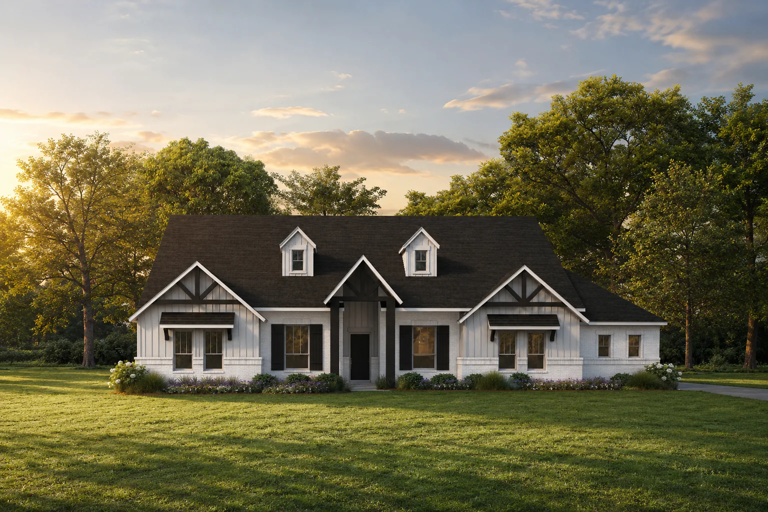 Elevation C of Franklin Plan by Kindred Homes