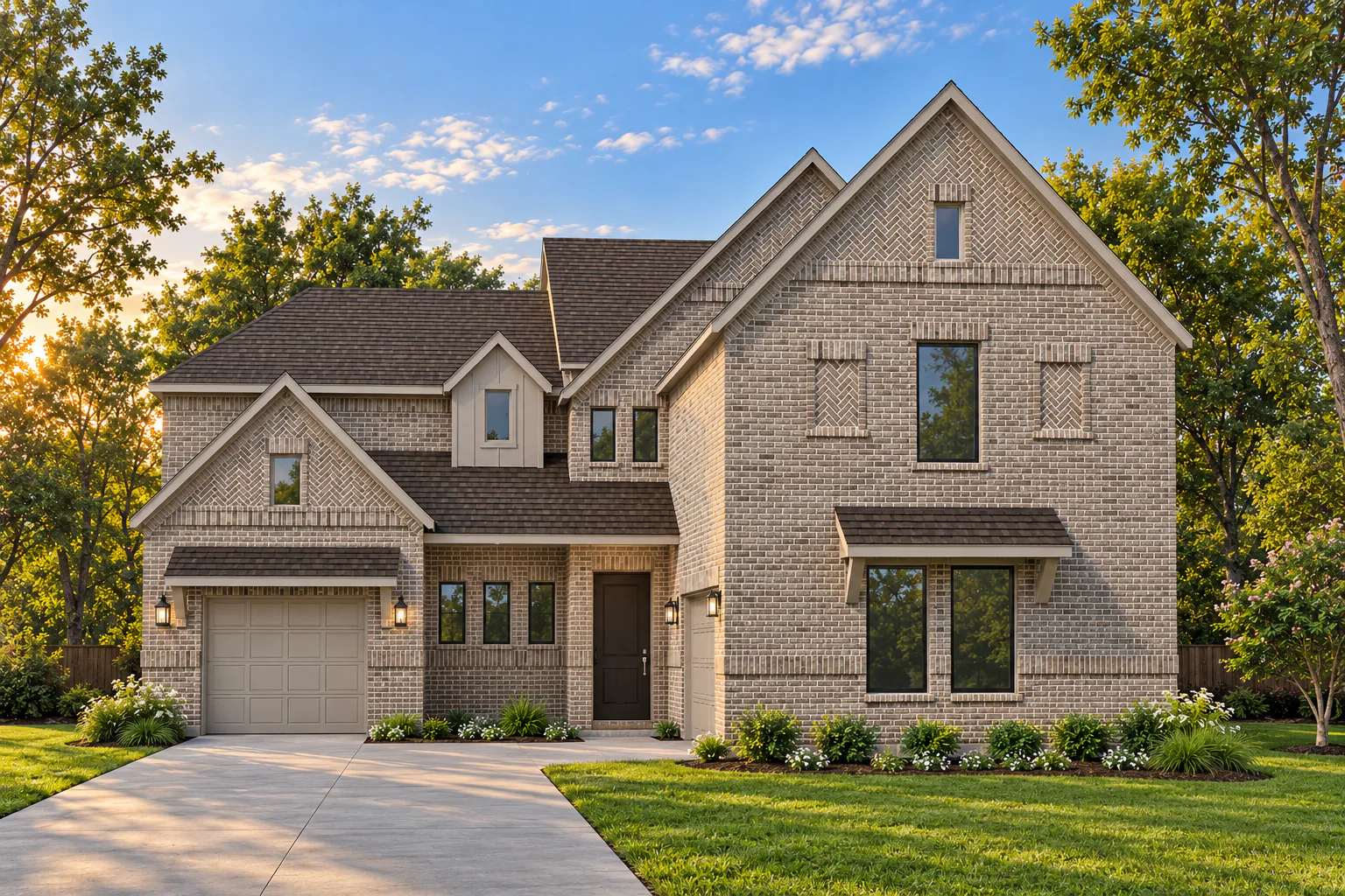 Elevation C of Bowie Floor Plan by Kindred Homes