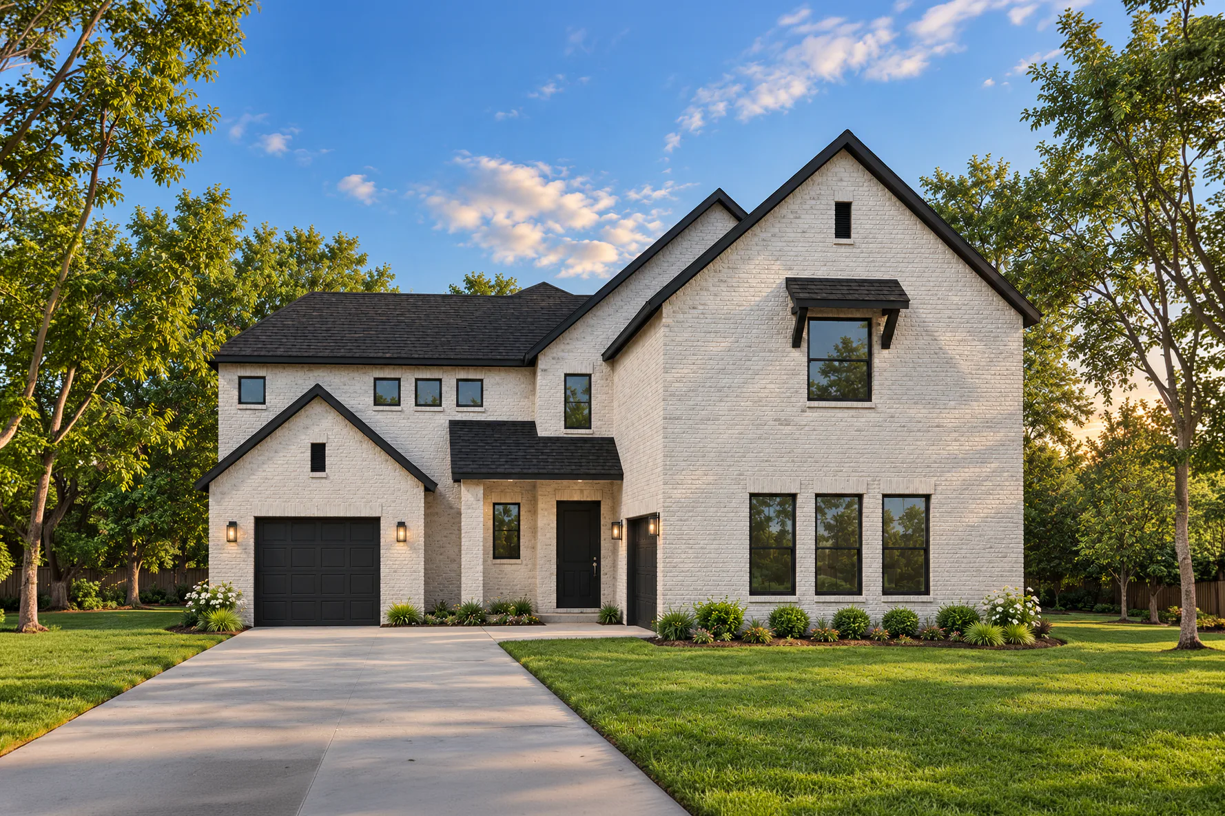 Elevation A of Bowie Floor Plan by Kindred Homes